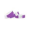 Wristco Purple Tyvek Wristbands For Events - 500 Count - Comfortable Tear Resistant Paper Bracelets Id Wrist Bands For Concerts