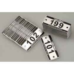 Global Industrial Locker Number Plate Kit, Numbered 101-299