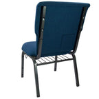 Flash Furniture Advantage Navy Discount Church Chair - 21 In. Wide