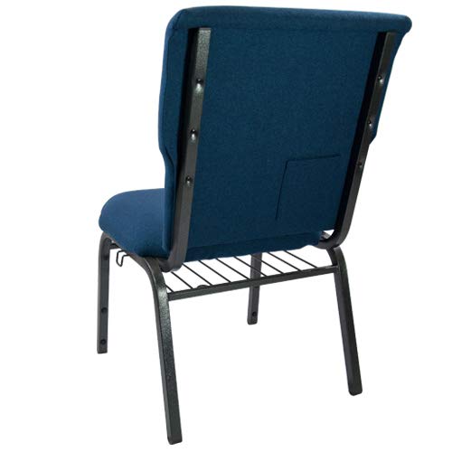 Flash Furniture Advantage Navy Discount Church Chair - 21 In. Wide