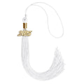 Endea Graduation Single Color Tassel with Gold Date Drop (White, 2025)
