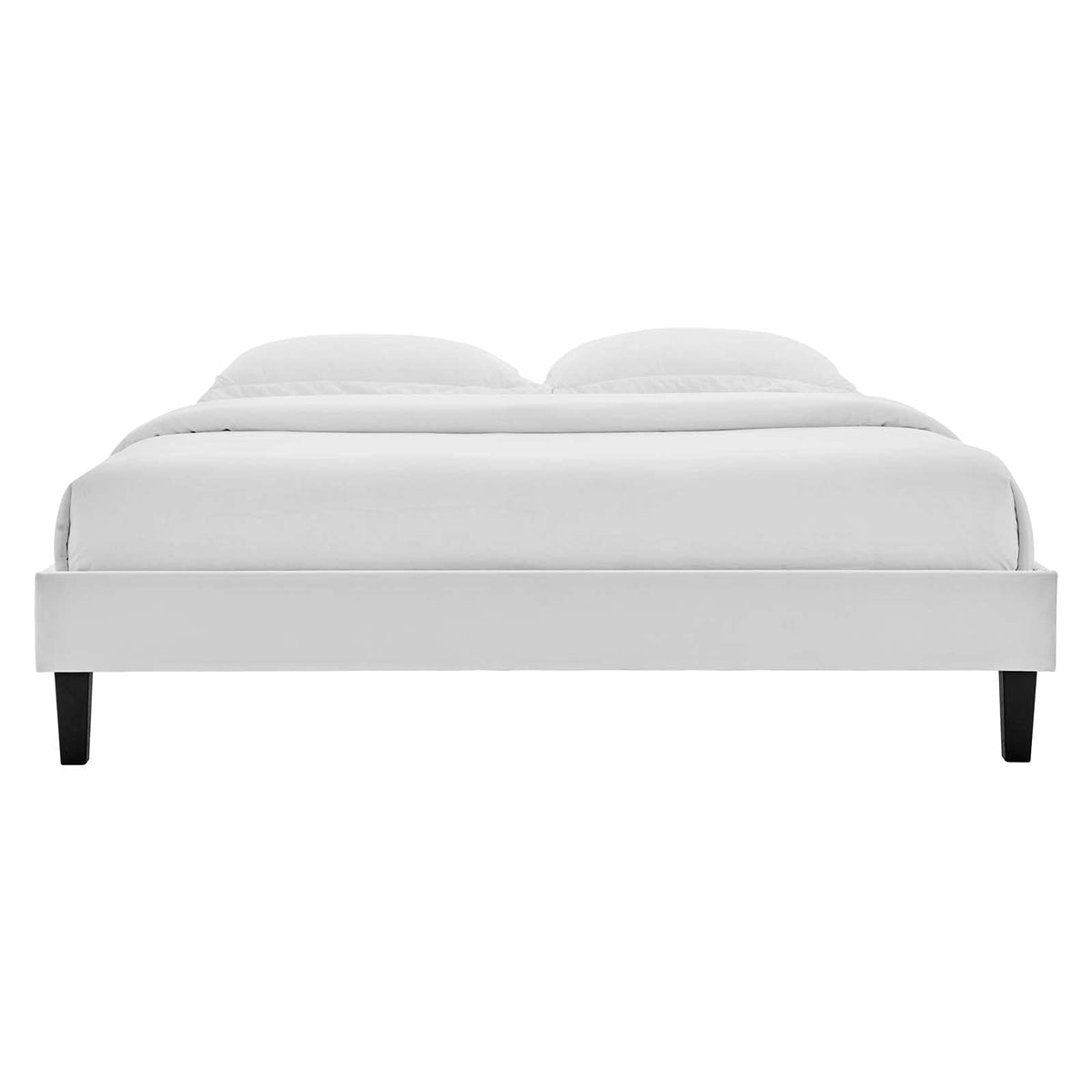 Modway Reign Platform, Queen, Light Gray