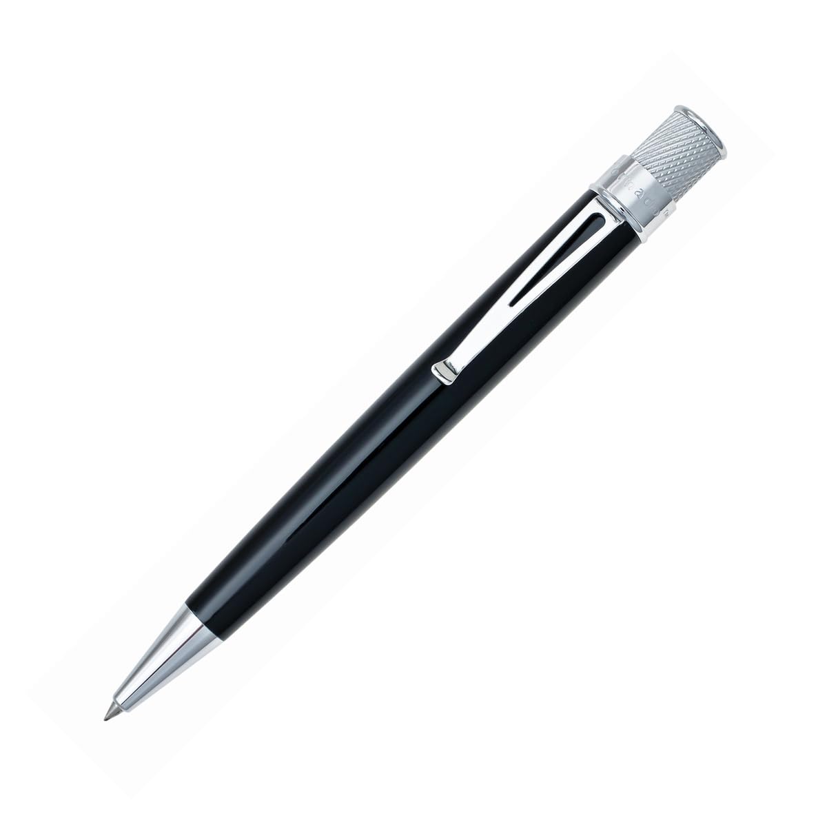 Retro 1951 Tornado Classic Lacquer Rollerball Pen - Black