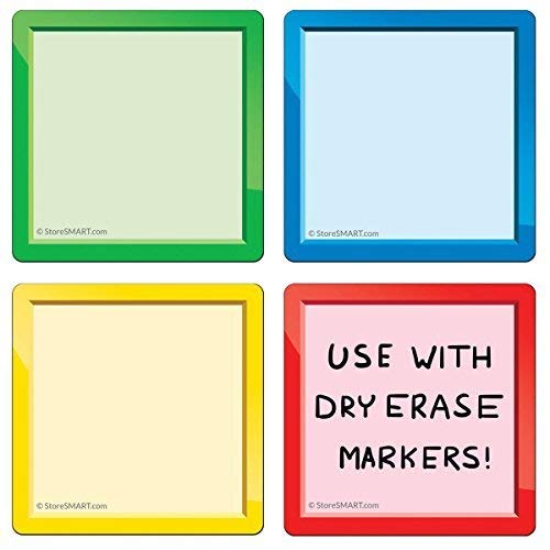 Storesmart - Smart Magnetic Note Cards - Variety 20-Pack - Smn3X3-Vp20