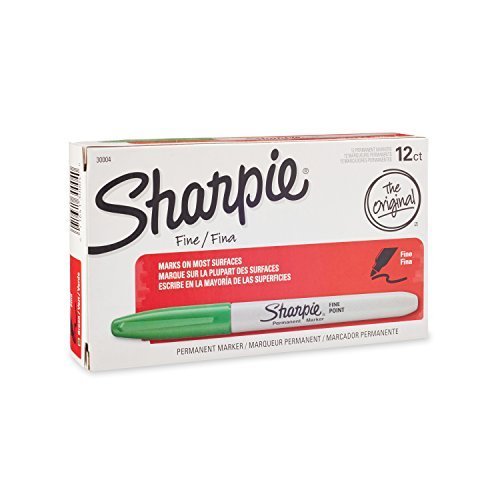 Sanford L.P. Marker Sharpie Fine Grn (Set Of 3)