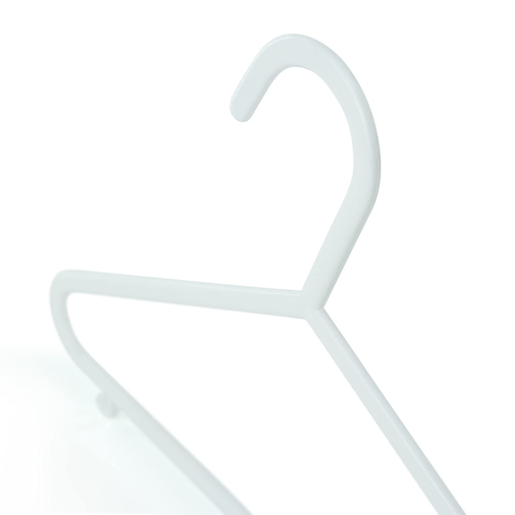 Hangerworld 18 Pack 11.8Inch White Plastic Kids Hanger - Sized For Baby, Toddler And Children