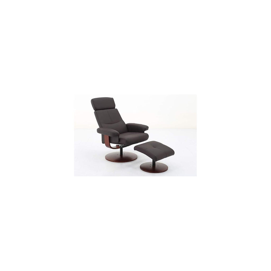 Mac Motion Comfort Chair Collection Roma White Polyurethane Recliner