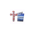 Calypso Studios by First & Main 5 Hand Held Cross, Comforting Clay, Tuscan,Multi