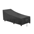 Outdoorlines Outdoor Waterproof Patio Chaise Lounge Chair Cover - Uv Resistant Lounger Covers Heavy Duty Weatherproof Patio Sofa Furniture Covers, 1 Pack, 78Wx35.5Dx33H Inches, Gray