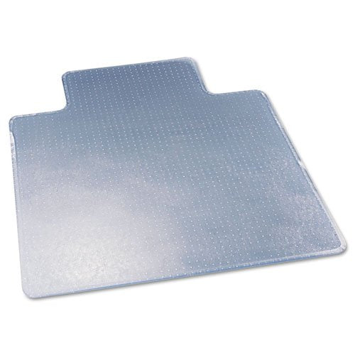 Deflect-O Execumat Chair Mat For Highest Pile/Plush Carpeting - Execumat Studded Beveled Chair Mat, High Pile Carpet, 45W X 53L,