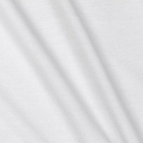 DESTINY CRESCENT BEDDING Twin XL 3-Piece Cotton Jersey Bed Sheet Set - Breathable White Cooling Sheets for Dorm & Split King Beds
