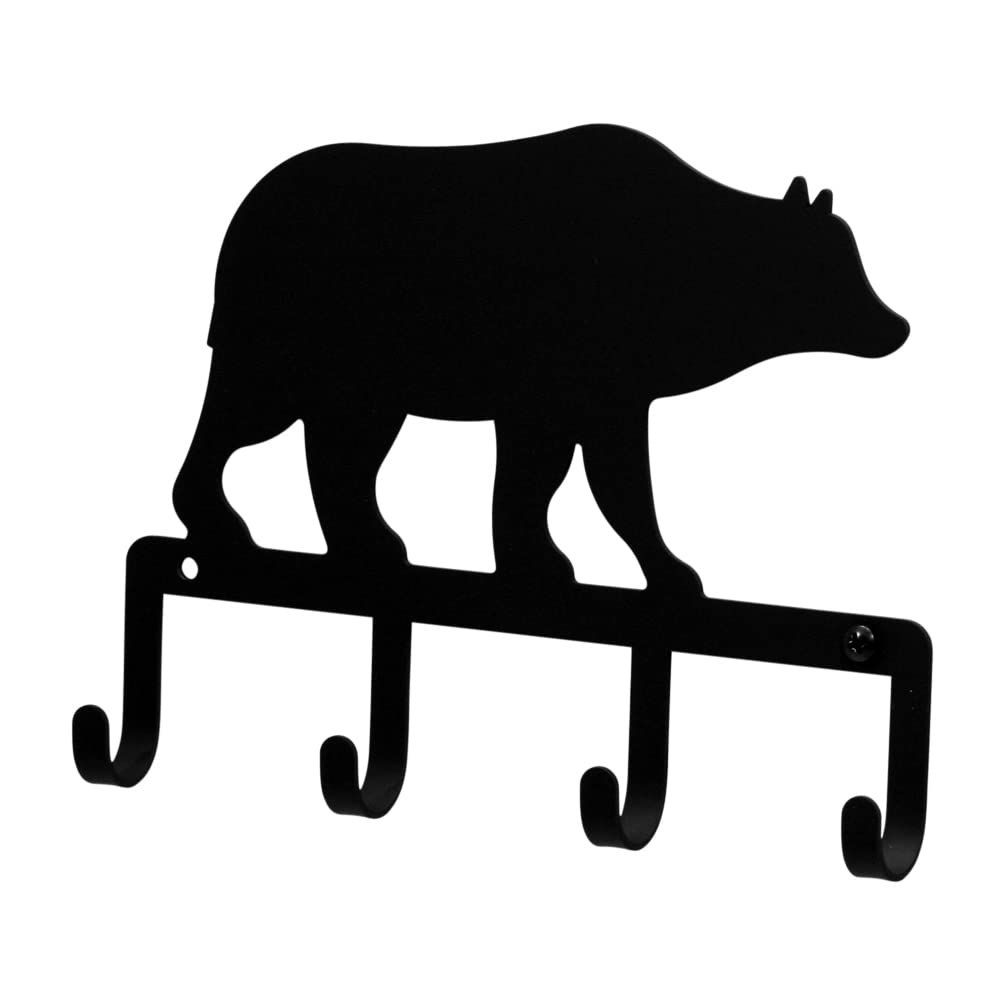 Village Wrought Iron Bear Key Holder Key Hooks