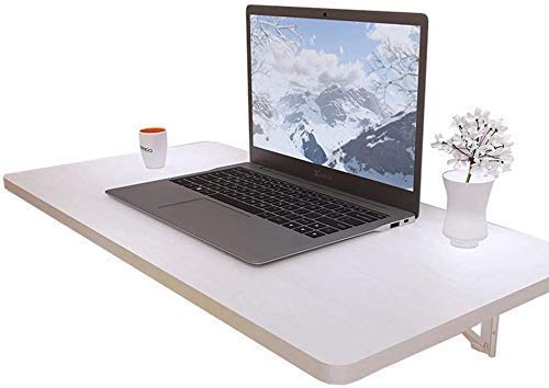 Indian Decor. 988050 Wallmounted Folding Table Drop Leaf Table, Folding Workbench 80X50Cm Multipurpose Folding Plywood Table/H