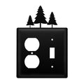 Wrought Iron Metal Pine Trees Outlet & Switch Cover