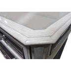 Best Master Furniture Bria Faux Leather Platform Bed, Queen, White