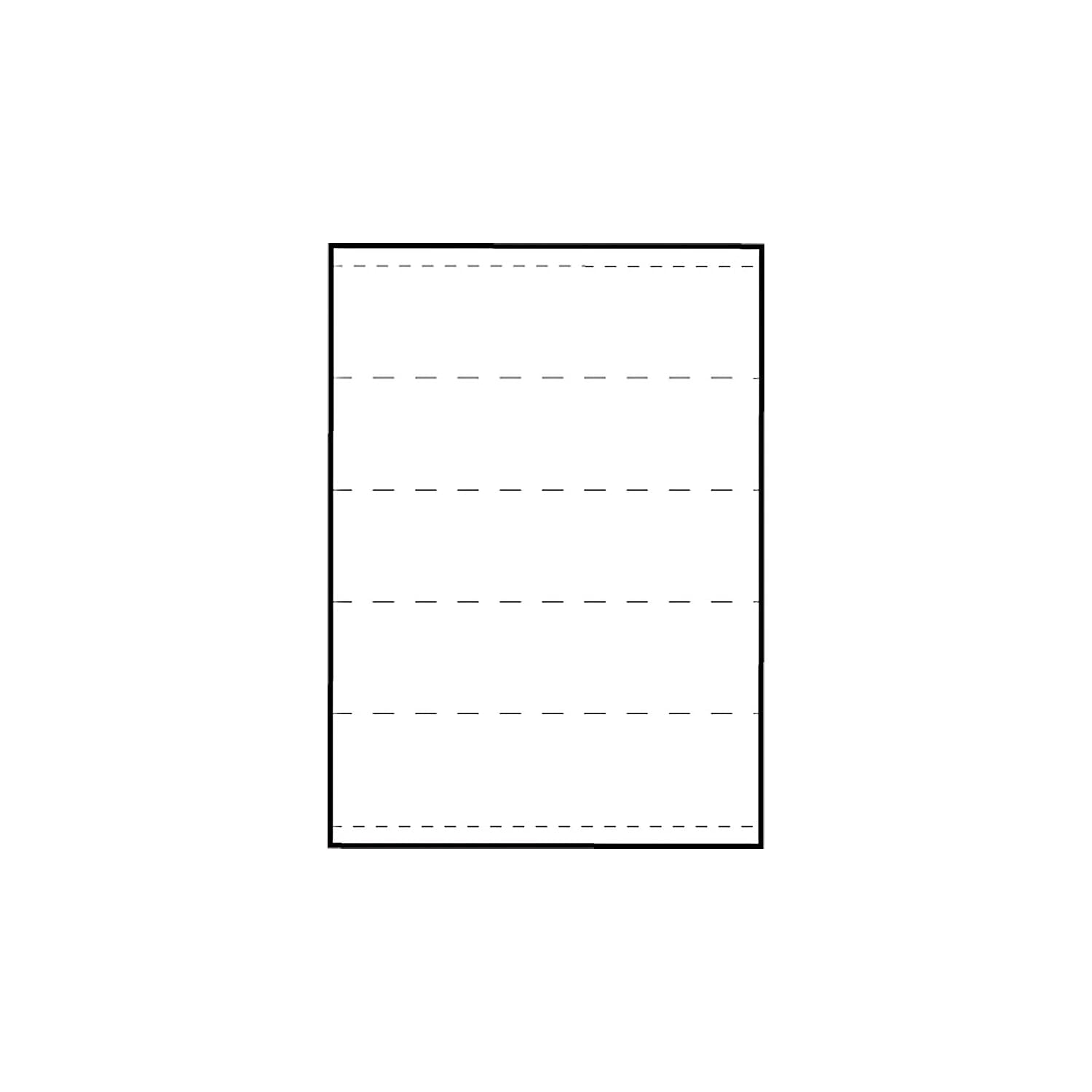 Tabbies 59531 Transcription Label, Ruled, 5/Sheet, 8-1/2-Inch X2-Inch ,100/Bx, We