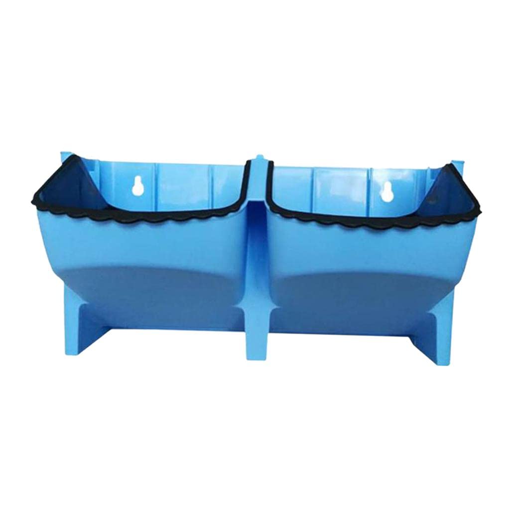 Zoomella Balcony Wall Hanging O Flowerpot Blue|Baskets, Pots & Window Boxes|Home & Garden