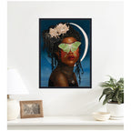 Luna Ascending by Charlotte Brindley Framed Canvas Wall Art Print