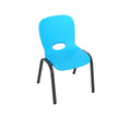 Lifetime 80472 Kids Stacking Chair (4 Pack), Glacier Blue