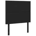 Vidaxl Headboard 2 Pcs, Upholstered Headboard For Bed Home, Bed Headboard With Wooden Leg, Bedroom Furniture, Black 39.4"X2"X30.7"/34.6" Faux Leather