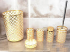 Daniel'S Bath & Beyond Accessory Set Geneva, Gold
