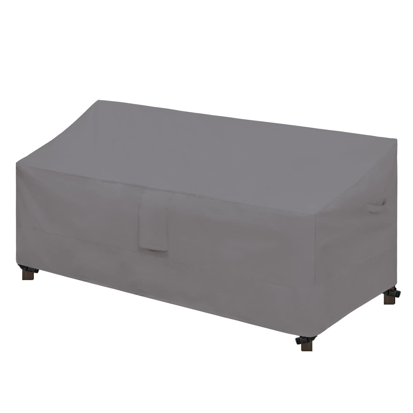 Easy-Going Waterproof Patio Sofa Cover Uv Resistant 3 Seater Outdoor Sofa Cover Weatherproof Lawn Patio Furniture Cover With Tape Sealed Seam (76Wx32.5Dx33H Inch, Gray)