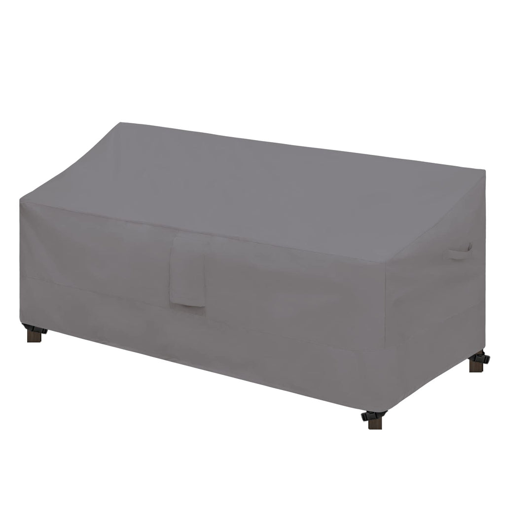 Easy-Going Waterproof Patio Sofa Cover Uv Resistant 3 Seater Outdoor Sofa Cover Weatherproof Lawn Patio Furniture Cover With Tape Sealed Seam (88Wx32.5Dx33H Inch, Gray)