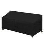 Easy-Going Waterproof Patio Sofa Cover Uv Resistant 3 Seater Outdoor Sofa Cover Weatherproof Lawn Patio Furniture Cover With Tape Sealed Seam (88Wx32.5Dx33H Inch, Black)