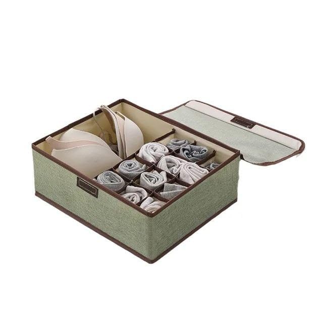 Velnest 13 GRID SOCKS | Foldable clothes organiser, storage box, Foldable Storage Box | socks, bra, panties & underwear garments