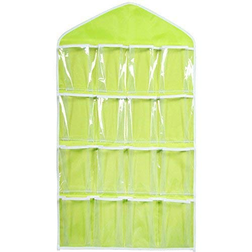 Ebofab Hanging Bag For Socks Bra Underwear Storage Organizer Belt, Ties, Scarf, Jewelry, Accessories, Wall Mount Pocket Storage 