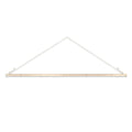 Beyeutao Tapestry Hanger Wooden Tapestry Hanging Telescopic Rod Room Adjustable 32-44 Inch Wooden Rod Holder Flag Pole Wall Hang