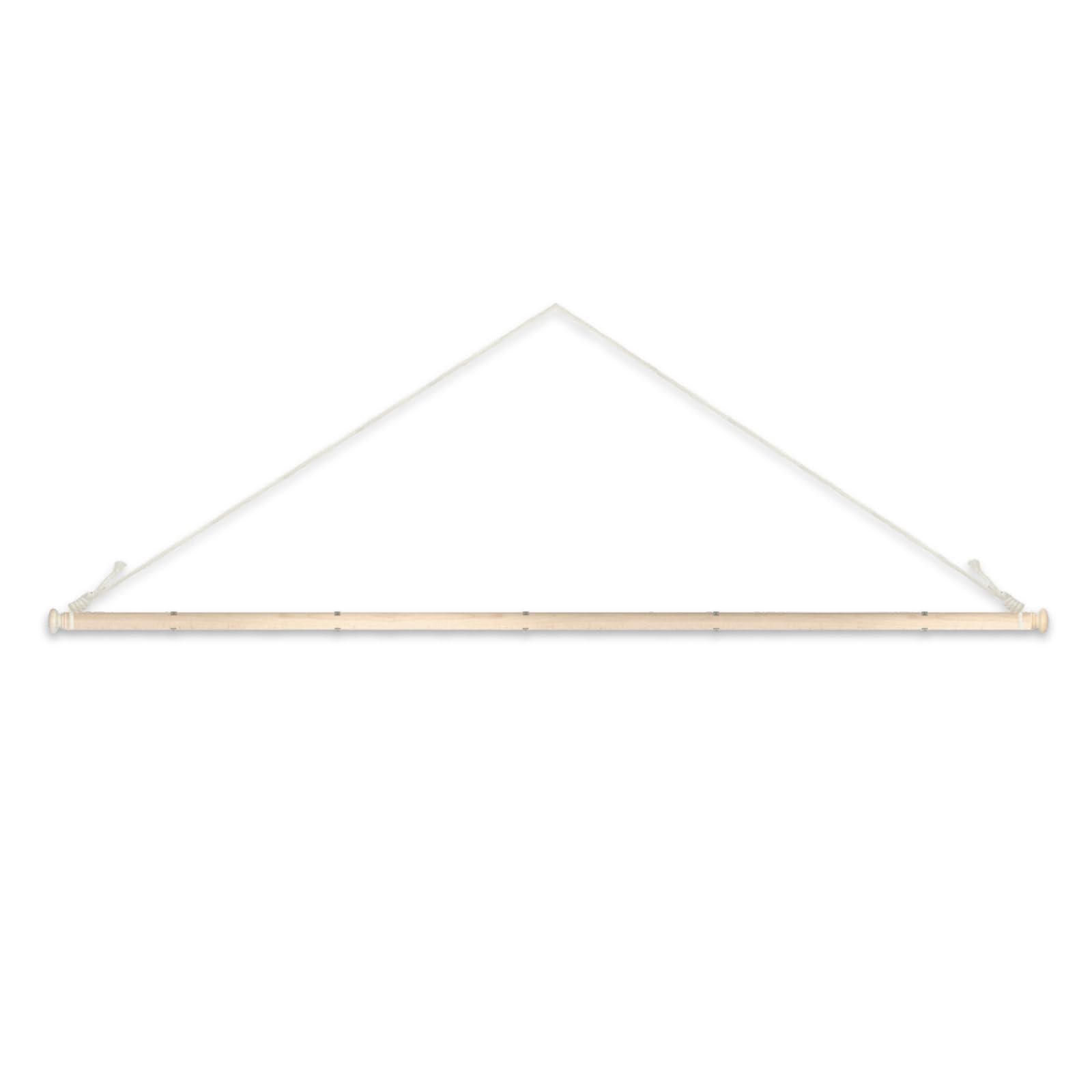 Beyeutao Tapestry Hanger Wooden Tapestry Hanging Telescopic Rod Room Adjustable 32-44 Inch Wooden Rod Holder Flag Pole Wall Hang