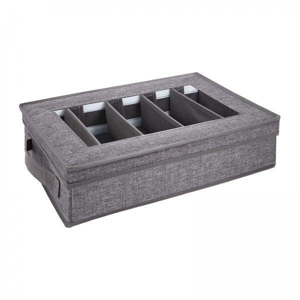 Merishopp 2x5 Compartment Flatware Storage Case Cutlery Storage Holder for Spoons Drawer
