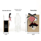 Big Dot Of Happiness Beware Of Pirates - Pirate Birthday Party Favor Boxes - Set Of 12