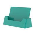 Business Card Holder Holds 3.5' X 2' Cards Teal Green Color Counter Top Credit Membership Discount Premium Acrylic Plastic App