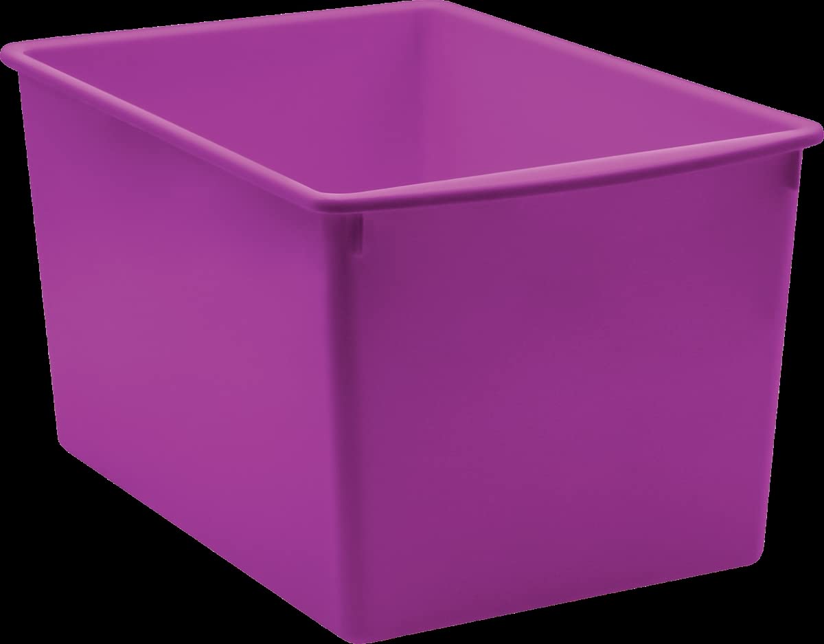 Teacher Created Resources Purple Plastic Multi-Purpose Bin