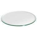 Dulles Glass 50' Round Glass Table Top - Tempered - 1/2' Thick - Bevel Polished Glass