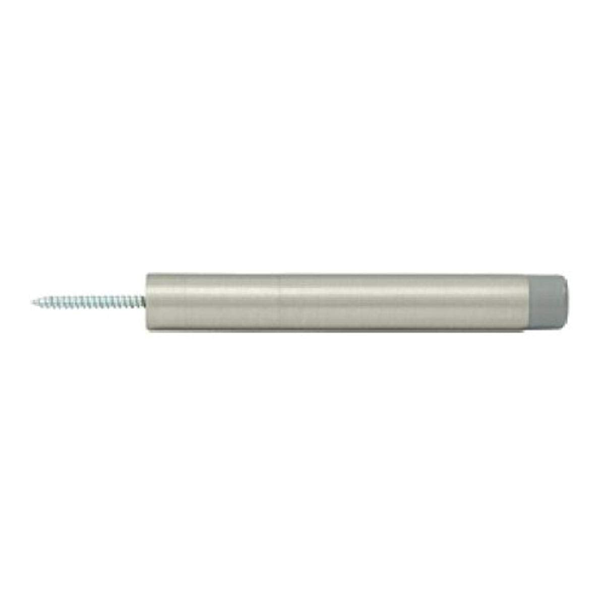 Deltana Bds450U15 Solid Brass Extension Baseboard Door Bumper Satin Nickel, 4 1/2' Projection