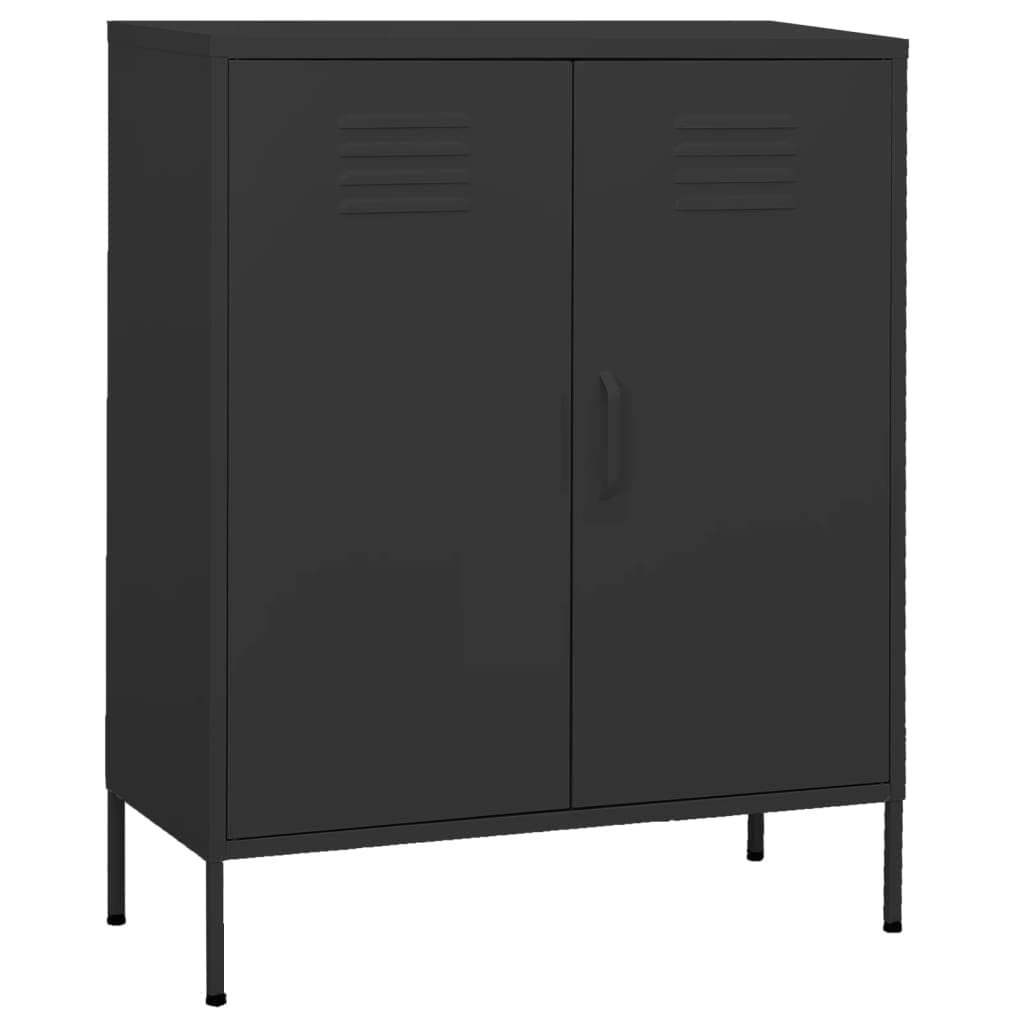 Vidaxl Storage Cabinet Anthracite 31.5 Inch X13.8 Inch X40 Inch  Steel
