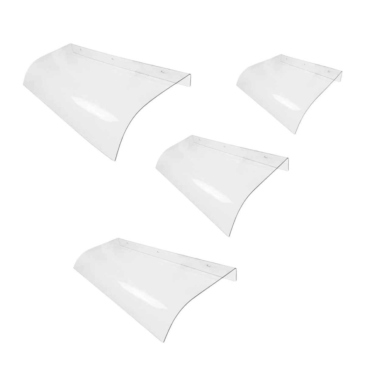 Merishopp Window Awning Easy Install Exterior Porch Cover For Outdoor Entrance Balcony 40Cmx40Cm