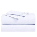 Royal Hotel Bedding Abripedic Crispy Percale Sheets, 300-Thread-Count, 4Pc Solid Sheet Set, 100% Cotton, Super Deep Pocket, King