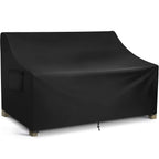 Wleafj Patio Sofa Cover Waterproof, Outdoor Loveseat Cover, Heavy Duty Outdoor Couch Cover, Large Lawn Patio Furniture Covers With Air Vent, 48’’ W X 26’’ D X 33’’ H
