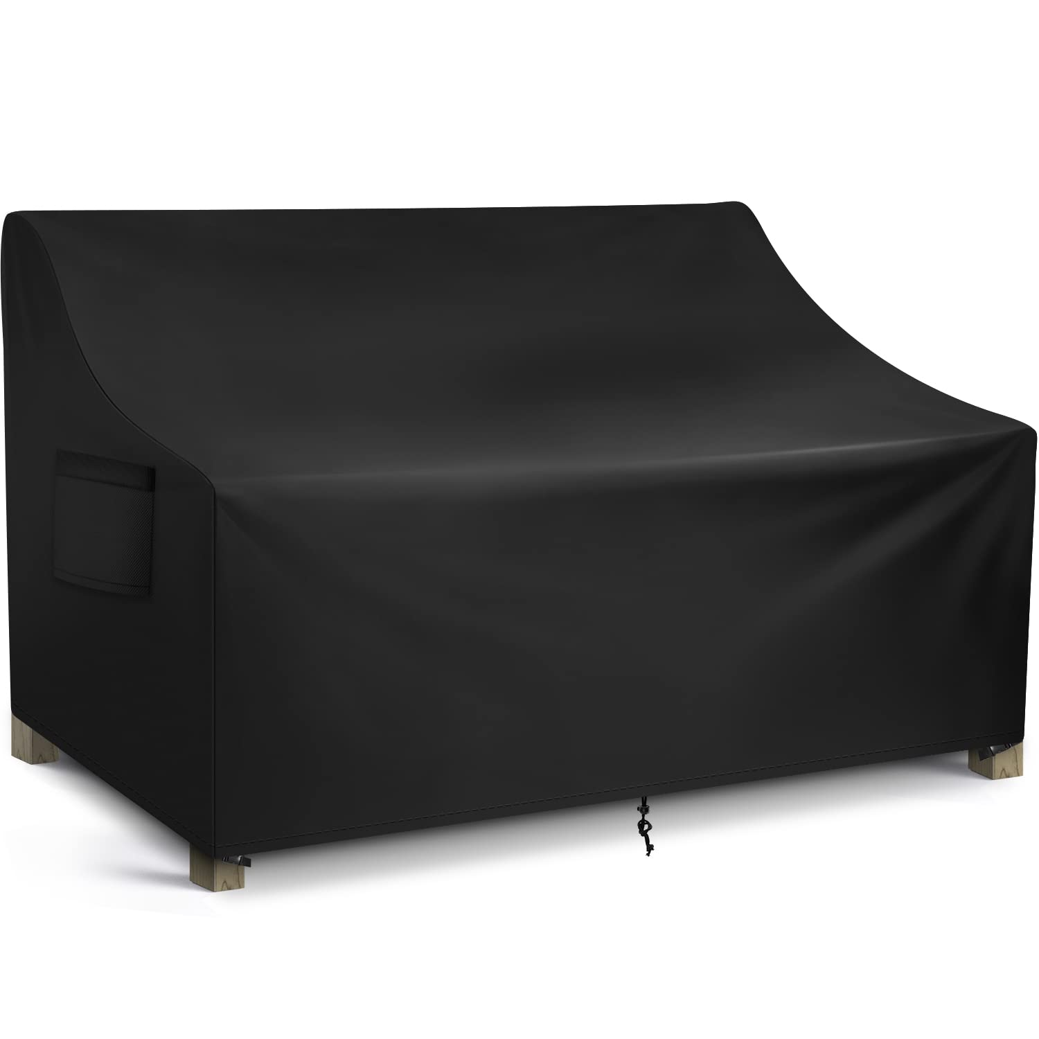 Wleafj Patio Sofa Cover Waterproof, Outdoor Loveseat Cover, Heavy Duty Outdoor Couch Cover, Large Lawn Patio Furniture Covers With Air Vent, 48’’ W X 26’’ D X 33’’ H