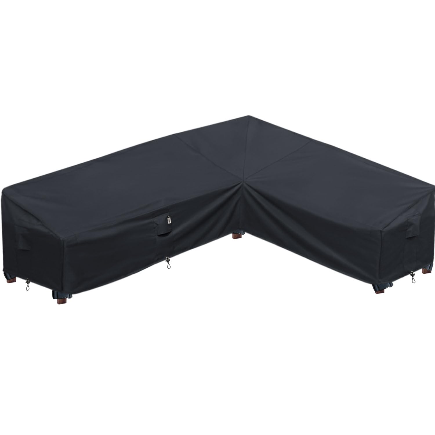 Patio Furniture Covers, Waterproof Outdoor Sectional Cover, 600D Pu Outdoor Furniture Sofa Covers 120' X 90' L Shaped Oudoor C