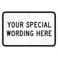 Smartsign 12'X18' Custom Sign, Add Your Text And Choose Color 63 Mil Laminated Rustproof Aluminum, Fade-Proof, Personalize For