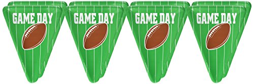 Game Day Football Plates (Triangular-Shaped) (8/Pkg)