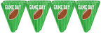 Game Day Football Plates (Triangular-Shaped) (8/Pkg)