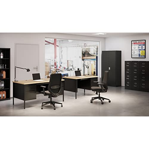 Lorell Fortress Series 48" Right Pedestal Desk - 48" x 29.5" x 30"