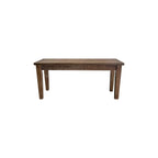 Best Master Transitional Solid Wood Dining Room Bench In Antique Natural Oak