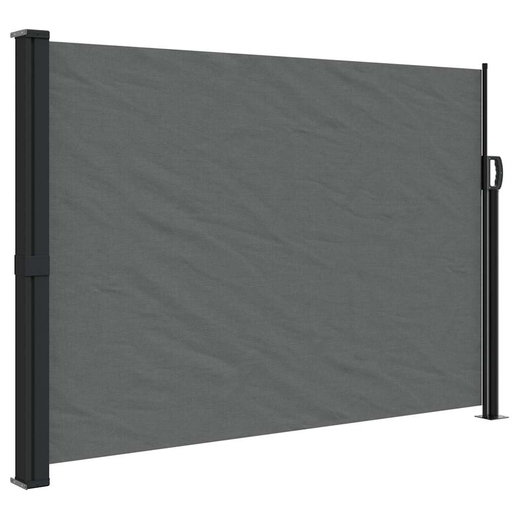 Vidaxl Retractable Side Awning Anthracite 55.1X196.9